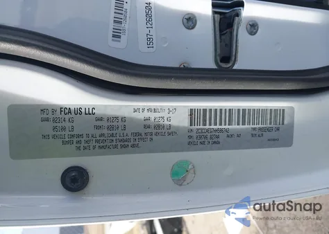 2017 Chrysler 300C z USA, uszkodzony, nr VIN 2C3CCAEG7HH586742